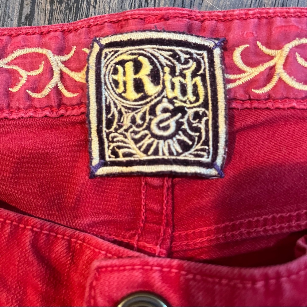 Rich & Skinny Red Skinny Jeans Women’s Size 30 - Picture 6 of 11